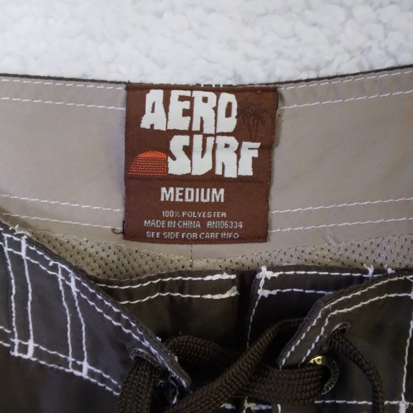Aeropostale Aero Surf Mens Swim Trunks- Size  Medium - Picture 2 of 7